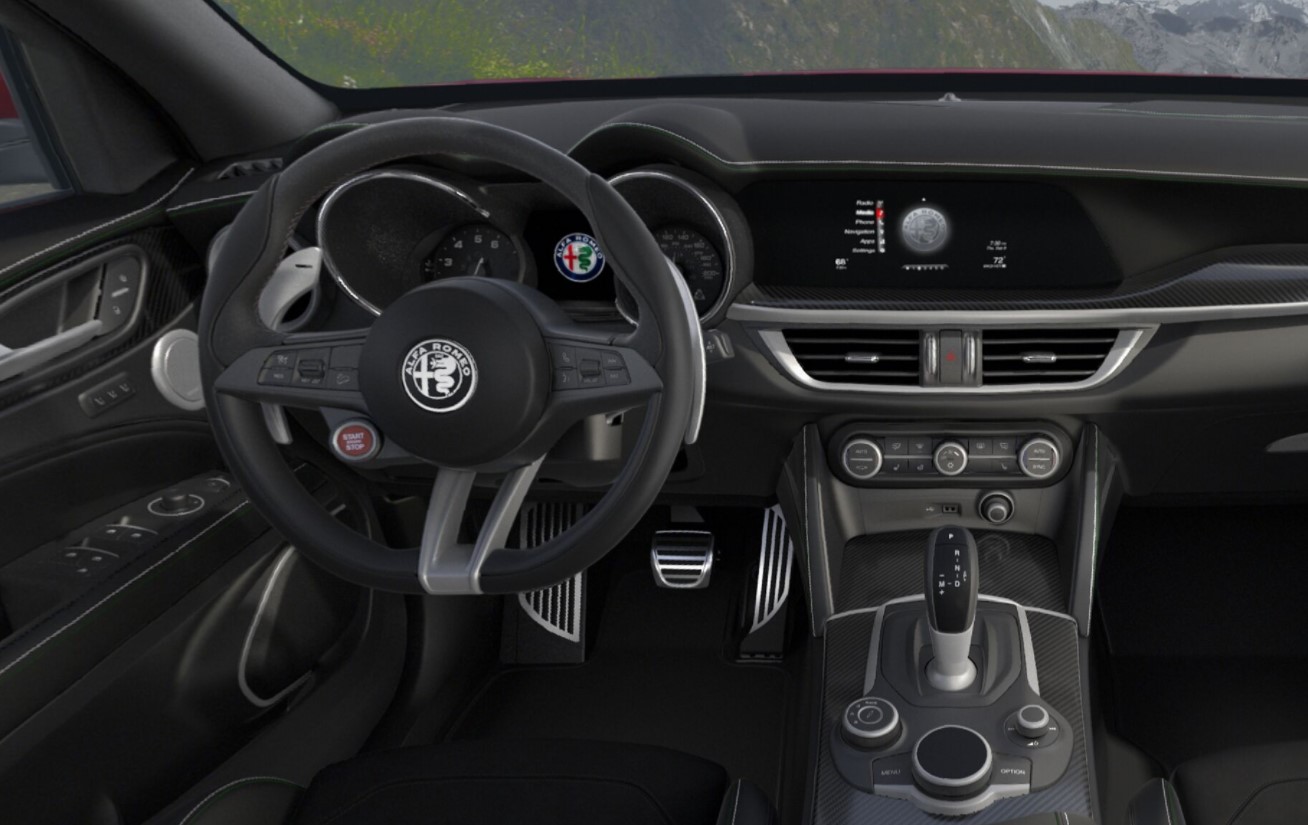 2018 Alfa Romeo Stelvio Quadrifoglio Dashboard Interior